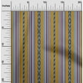 thumbnail image 1 of oneOone Tissu Polyester Lycra Rayé Ikat Imprimé 1 Yard 56 Pouces de Large, 1 of 4