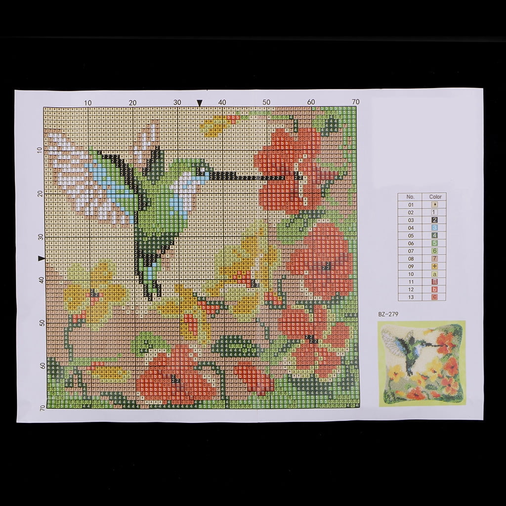 Kit DIY Tapis Au Crochet – Motif Fleurs Et Animaux – Taille 100x140cm – Tout Inclus Pour Débutants – Loisir Créatif, Déco Maison, Cadeau Fait Main