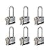thumbnail image 3 of CINCINNO Laminated Steel Padlock with Key?6 Pack Keyed Alike Padlocks with Long Shackle, 3 of 4