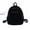 Black, variant on Embroidered Corduroy Canvas Backpack for Women, Vintage Boho Lightweight School College Bookbag with DIY Personalized Design Travel Daypack