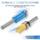thumbnail image 3 of 10PCS Router Bits, Including 4 Flush Trim Router Bits 1/4 Shank, 3 of 5
