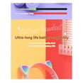 thumbnail image 4 of Bluetooth Cat Ear Headphones for Kids Wireless Mode Foldable Headset with Mic, RGB LED Light for Gift School Gaming C, 4 of 5