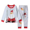 thumbnail image 2 of Conjunto de pijamas de Navidad para niños y niñas, ropa de dormir de Papá Noel para bebés, ropa de dormir de Navidad, regalo de Año Nuevo, ropa para el hogar, 2 of 4