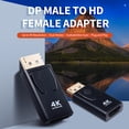 thumbnail image 2 of Adaptador de datos Irfora Adaptador DP macho a HD hembra Resolución de hasta 4K Misma pantalla / Expansión Modos duales Interfaz chapada en oro Amplia compatibilidad Irfora Adaptador de datos, 2 of 4
