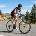 thumbnail image 2 of Costway 6-Speed Cycling Bike with All-terrain Rubber Wheels Dual Brakes Adjustable Saddle Gray, 2 of 9