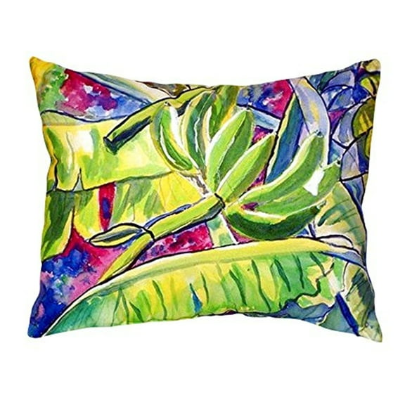 Betsy Drake HJ435 Green Wing Teal Large Indoor & Outdoor Pillow