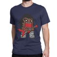 thumbnail image 1 of Camisetas divertidas de Heavy Metal Domo Kun para hombre y mujer, de algodón, cuello redondo, manga corta, talla grande, 1 of 7