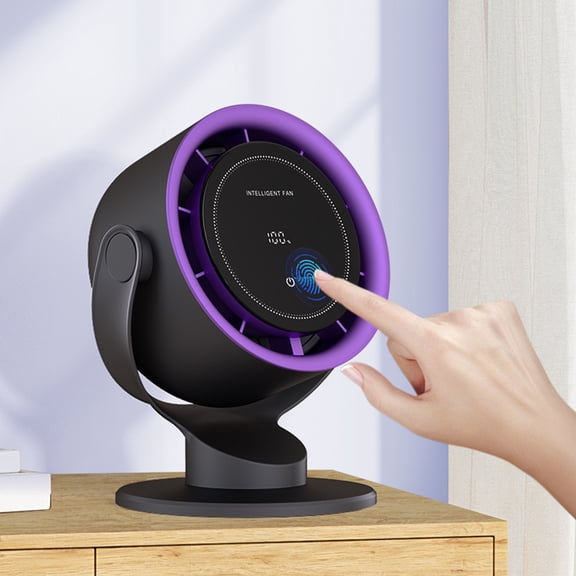 5” Black Turbo Force Power Table Fan, Air Circulation Power, 3 Speed, 90° Pivot, 100 Speed Circulating Wall Mounted Fan, Affordable Circulation Fan