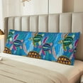 thumbnail image 2 of Balery Little Sea Turtles Funda Protectora para Almohada Corporal de Algodón Hipoalergénico con Cierre(55 x 21 pulgadas), Almohadas No Incluidas, 2 of 7
