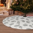 thumbnail image 6 of Picia Hand Drawn Squirrel Print Christmas Tree Skirt , Christmas Tree Skirt Ornaments for Merry Christmas Holiday Party Decorations Indoor Outdoor-30", 6 of 7