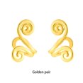 thumbnail image 3 of Minnieouse 1 par de pendientes de aleación para mujer, elegante pendiente de Color sólido galvanizado que no se desvanece, pendiente para banquete de Ropa, zapatos y accesorios Miscelánea Oro Minnieouse AP019097-02, 3 of 6