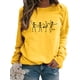 thumbnail image 1 of UKAP Sudaderas Sueltas para Mujer Manga Larga Cuello Redondo Jersey Casual Liso Tops Camisa, 1 of 2