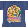 thumbnail image 3 of Barbie - Barbie 80S Cali Dream - Girls Fitted Short Sleeve Graphic T-Shirt, 3 of 5