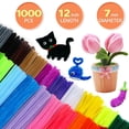thumbnail image 2 of Limpiapipas GAGANIU 1000 unidades para manualidades, chenilla multicolor, 2 of 6