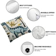 thumbnail image 4 of Acheng  Throw Pillow Case Dinosaur  Square Cushion Cover Standard Pillowcase for Men Women Home Decorative Sofa Armchair Bedroom Livingroom White, 4 of 6