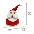 thumbnail image 2 of Electric Christmas Hat with Music - Singing Dancing Swinging Hat, Festive Headwear for Christmas Parties, Family Gatherings and Holiday Decorations, Fun Interactive Accessory, 7.9*7.9*15.7in, D, 2 of 7