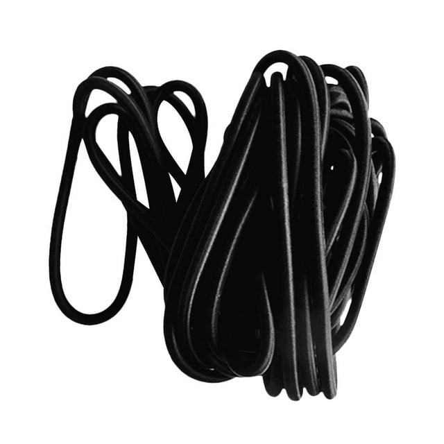 Cordón de choque elástico de 10 mm, , cuerda, negro, cubiertas para bote/remolque, varias longitudes 3 m Zulema Cordón de choque