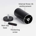 thumbnail image 3 of 4 Pieces Adjustable Furniture Legs Aluminum Alloy Furniture Legs Round Metal Furniture Legs Table Sofa Bed (10cm), 3 of 5