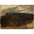 thumbnail image 3 of Tadeusz Makowski 18x14 Black Modern Framed Museum Art Print Titled - Landscape with the Sun Shining Through (1907), 3 of 5