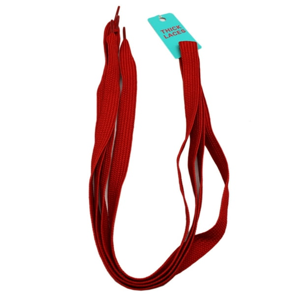 red flat laces