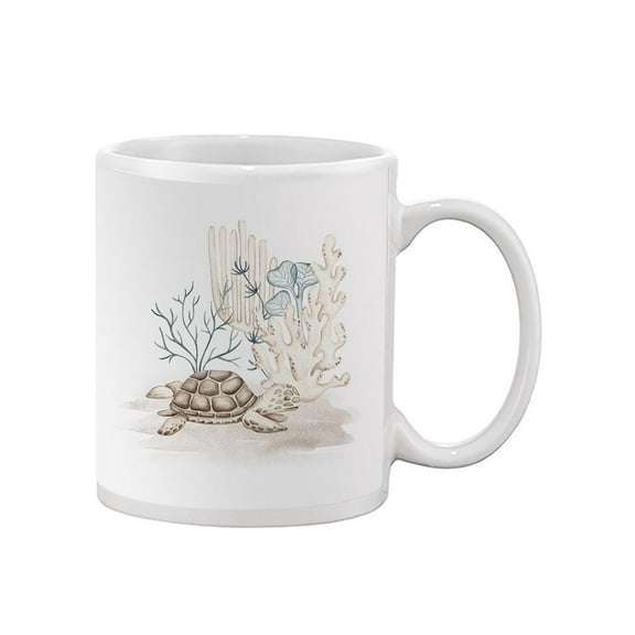 Sea Turtle Watercolor Reef Mug - Image by Shutterstock,