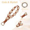 thumbnail image 3 of Uxcell 2 Pcs Correa para Muñeca de Teléfono con Puntos de Sujeción, Pulsera Lanyard para Teléfono Celular Hecha a Mano para Mujeres y Niñas, Caqui, 3 of 7