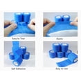thumbnail image 4 of 8 Pack 2 Inches Self Adhesive Bandage Wrap Breathable Cohesive Vet Wrap, Elastic Self Stick Tape for Sports, Wrist, Ankle (Blue), 4 of 5