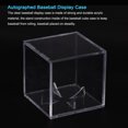thumbnail image 3 of Unique Bargains Baseball Display Case, Autographed Baseball Case Display, Clear Acrylic Display Case Memorabilia Baseball Case, 3 of 5