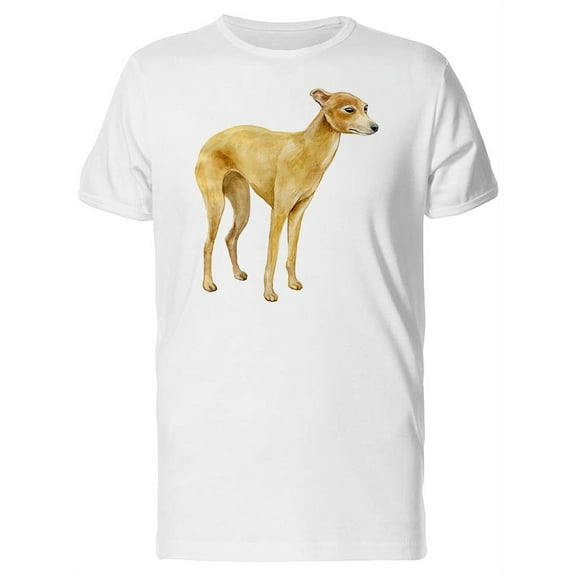 Watecolor Italian Greyhound Dog Tee Men's -Image by Shutterstock
