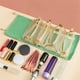 thumbnail image 5 of Neceser de viaje 4 en 1 para maquillaje y artículos de aseo | Estuches extraíbles para cosméticos | Bolsa de poliéster de 23 x 16 cm para cosméticos, champú y artículos de aseo | Verde o marrón |, 5 of 6