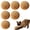 6PCS, variant on Cat Toy Faux Rabbit Fur Ball, Soft Fluffy Faux Fur Catnip Balls for Indoor Cats, Washable Rolling Toy for Pounce, Interactive Play to Stimulate Hunting Instinct, 1/3/6 Pack Available