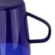 thumbnail image 2 of 380ml Milk Cup Thermal Borosilicate Glass Easy to Clean for Kitchens Hotels Cafes Blue, 2 of 4