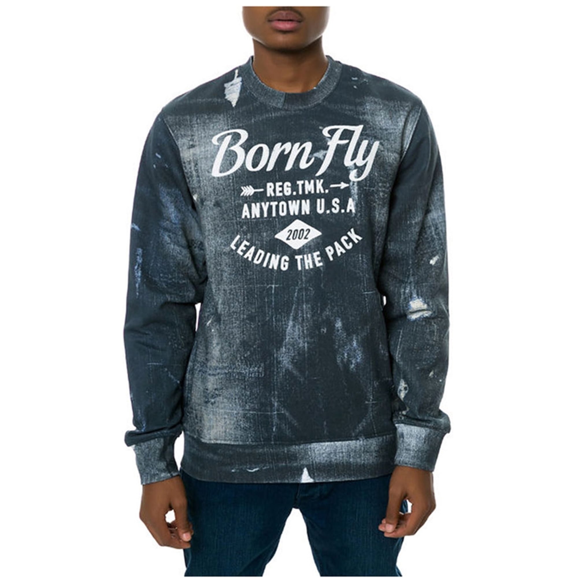 Born Fly Mens The Ghost Crewneck 