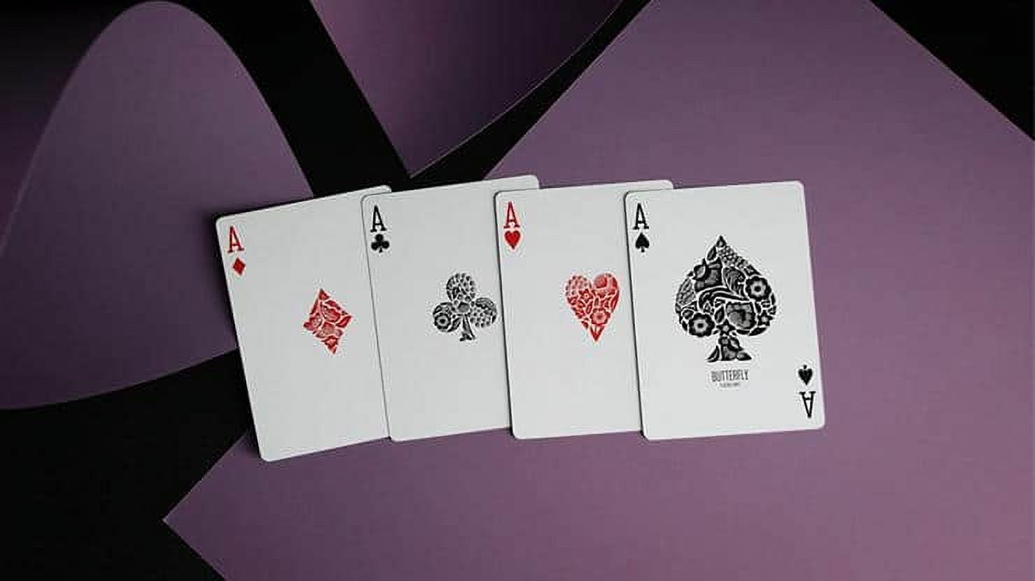 Butterfly Playing Cards (Royal Purple) by Ondrej Psenicka x Stefan Eriksson