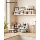 thumbnail image 2 of Organizador de Gabinete SONGMICS Juego de 3 Repisas para Cocina Blanco Nieve, 2 of 7