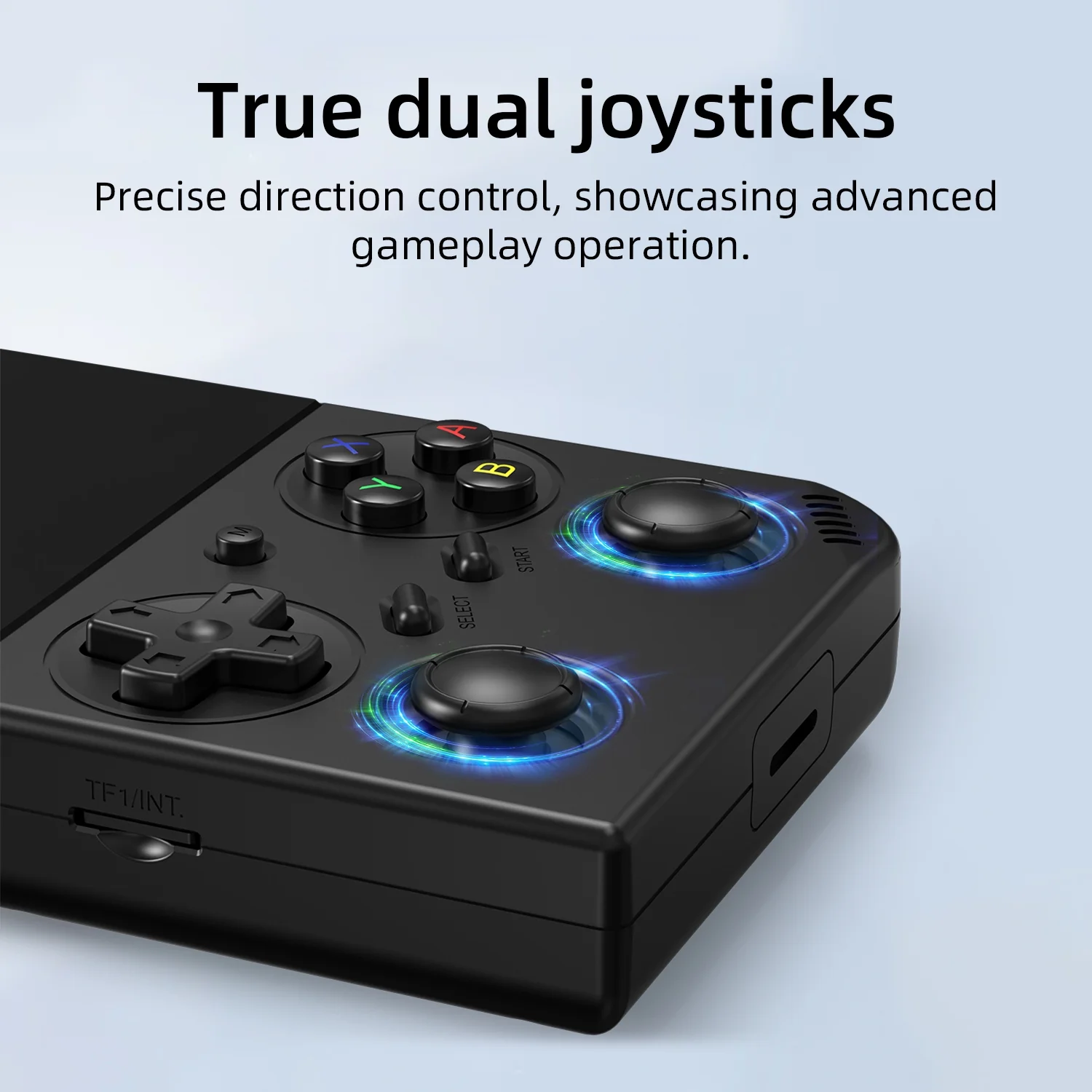 RG35XXPro Handheld Game Consoles Linux 64-bit System Portable Pocket Arcade Support 30+ Simulators WiFi Bluetooth HD Output  Black