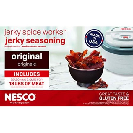 nesco bj-18, jerky spice works, original flavor, 9 count