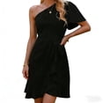thumbnail image 3 of TaTaai Women Plus Size Summer Solid Sleeveless Chiffon Dress Casual Loose Lightweight Flowy Fabric Soft Breathable Comfortable Daily Wear Dress For All Occasions Gift, 3 of 5