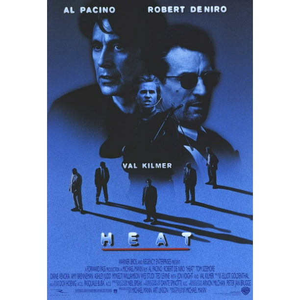 Heat 1995 11x17 Movie Poster Walmart Com