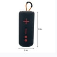 thumbnail image 3 of Latrodar Portable Bluetooth Speaker RGB Effect Subwoofer Speakers 10W High Creative nection With Lanyard Black 7.2x3.32 Inch Home Gadgets, 3 of 5