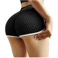 thumbnail image 2 of ICHUANYI Clearance Women Basic Slip Bike Shorts Compression Workout Leggings Yoga Shorts Pants(Black, L) ICHUANYI WER2023080910159, 2 of 9
