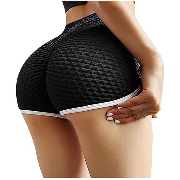 Ichuanyi Womens Yoga Pants, Women Basic Slip Bike Shorts Compression Workout Leggings Yoga Shorts Pants