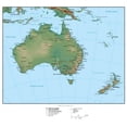 thumbnail image 2 of Map Australia Wall Mural Decal Sticker, Wallmonkeys Peel & Stick Vinyl Graphic (12 in W x 11 in H), 2 of 4