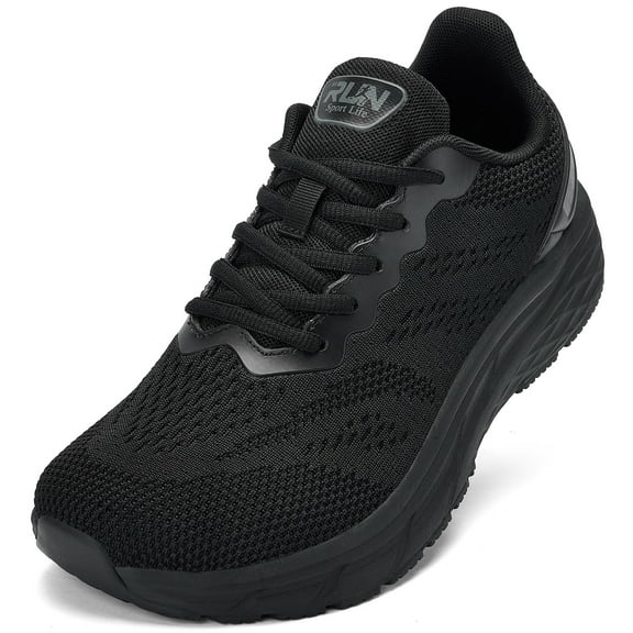 Ryika Men’s Wide Fit Casual Sneakers Comfortable Breathable Running Training Shoes Lightweight