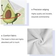 thumbnail image 3 of Coolnut 3 PCS Towel Avocado Turn Hula Hoop Cotton Bath Towel Set (1 Bath Towel, 1 Hand Towel, 1 Washcloth) for Bathroom, Super Soft and Quick Dry Towels, 3 of 6