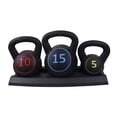 thumbnail image 1 of Set de 3 pesas Rusas con rack Athletic Works WMW-118C, 1 of 4