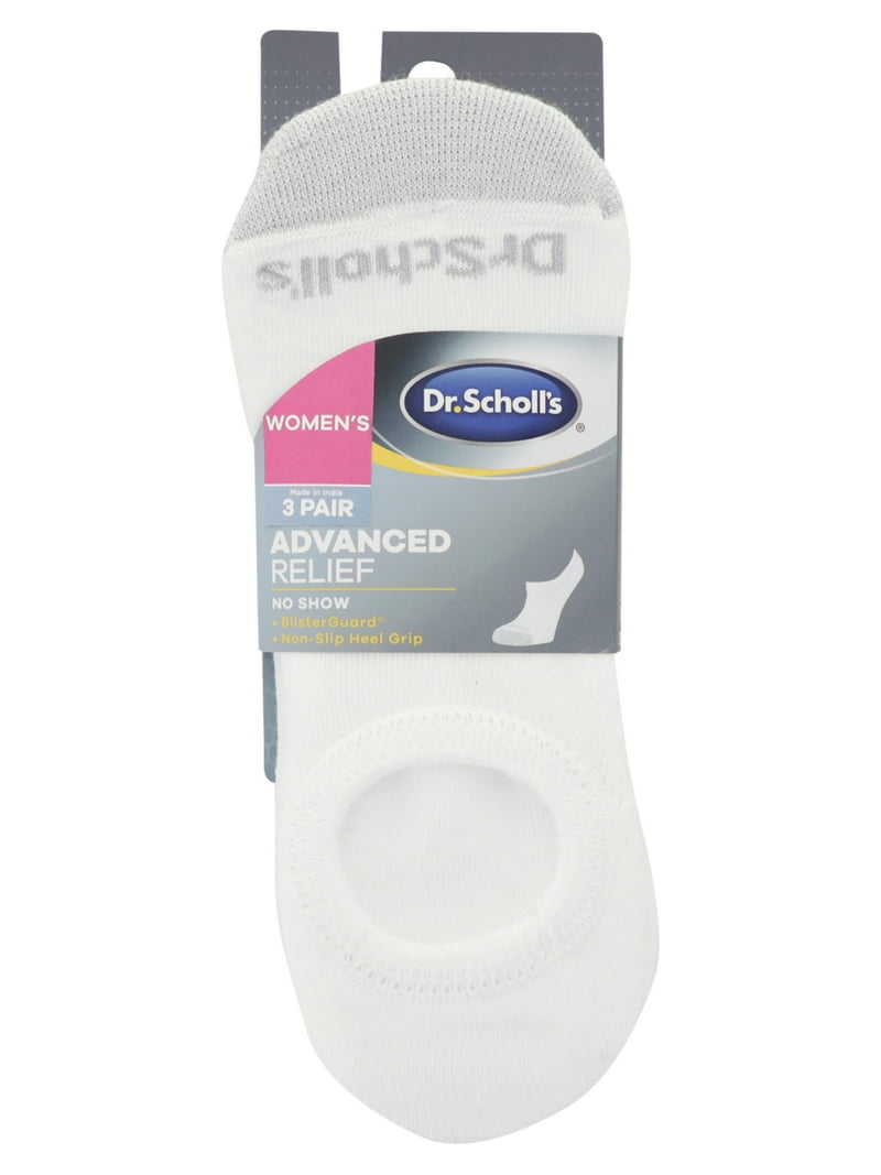 Scholl's Women's Advanced Relief Blister Guard No Show Socks