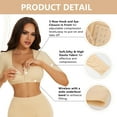 MANIFIQUE 2 Pack Arm Shaper for Women Post Surgery Arm Lipo Compression Sleeves Slimming Arm