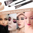 thumbnail image 6 of Nose Contour Brushes 3 count Set - Dual-Ended U-Shape & Angled Brush for Easy Sculpting, Highlighting and Blending Makeup Brush Kit for Beginners & Professionals,  for Slim Nose & Defined Contour, 6 of 6