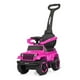 thumbnail image 1 of Montable Camioneta/carro Con Barra De Empuje, Luz Y Sonidos rosa GRANDE Rm Regalomex YC011618, 1 of 5
